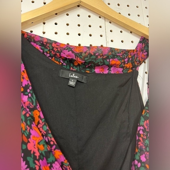 Lulu’s Black Floral Print Off-the-Shoulder Maxi Dress - Picture 6 of 8